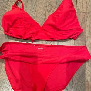 Aerie red bikini